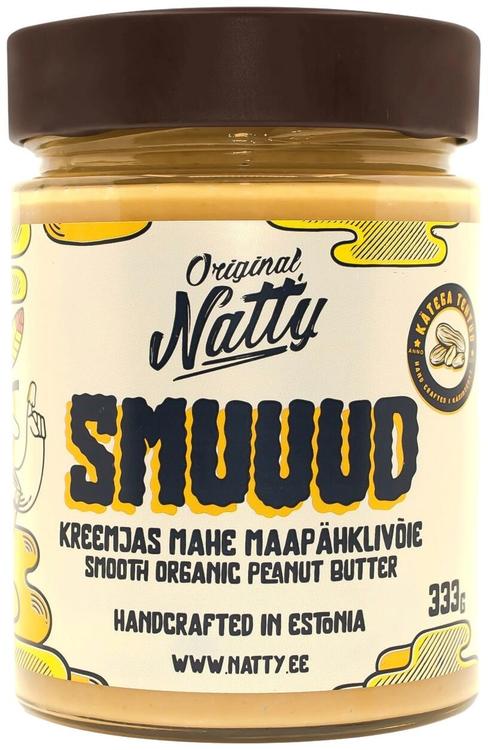 "smuuud" - kreemjas mahe maapähklivõie 333g