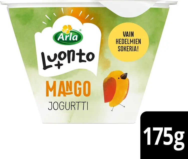 Arla Luonto+ AB laktoositon 175 g mangojogurtti