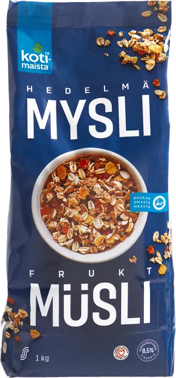 Kotimaista hedelmämysli 1 kg
