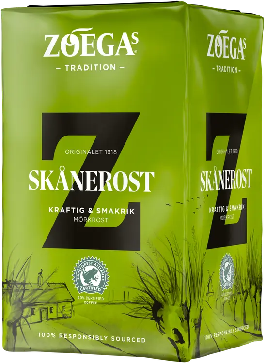 Zoégas 450g Skånerost tummapaahtoinen suodatinkahvi