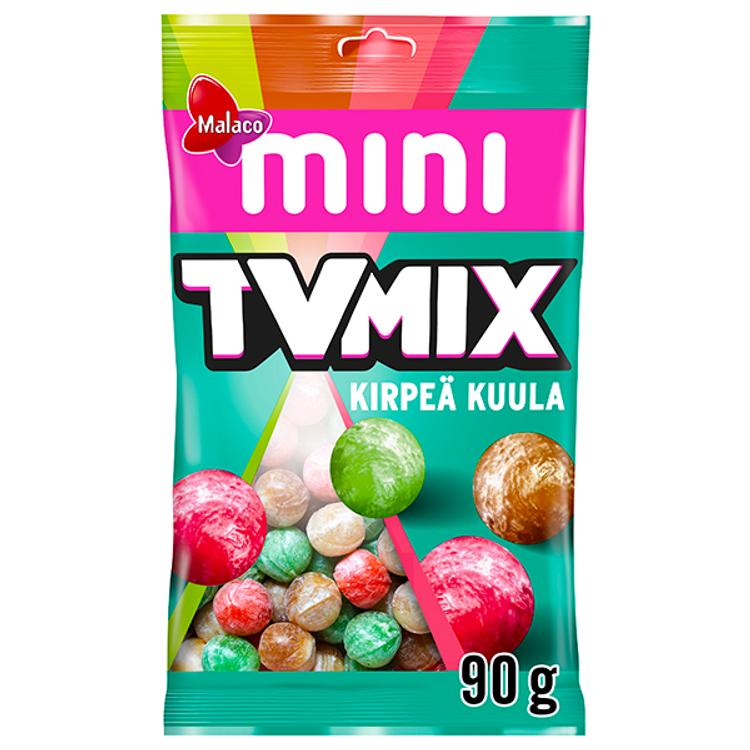 Malaco TV Mix Mini Kirpeä Kuula makeissekoitus 90g