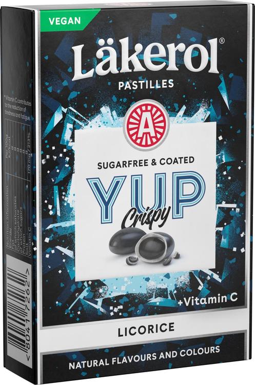 Läkerol YUP Crispy Licorice pastilli 40g