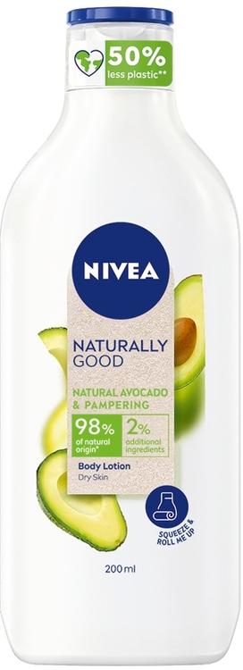 NIVEA 200ml Naturally Good Avocado Body Lotion -vartaloemulsio