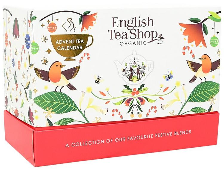 English Tea Shop Teejoulukalenteri aarrearkku, valkoinen 25 pss 44,5g