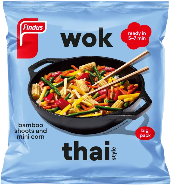 Findus Wok Thai Style 850g, pakaste