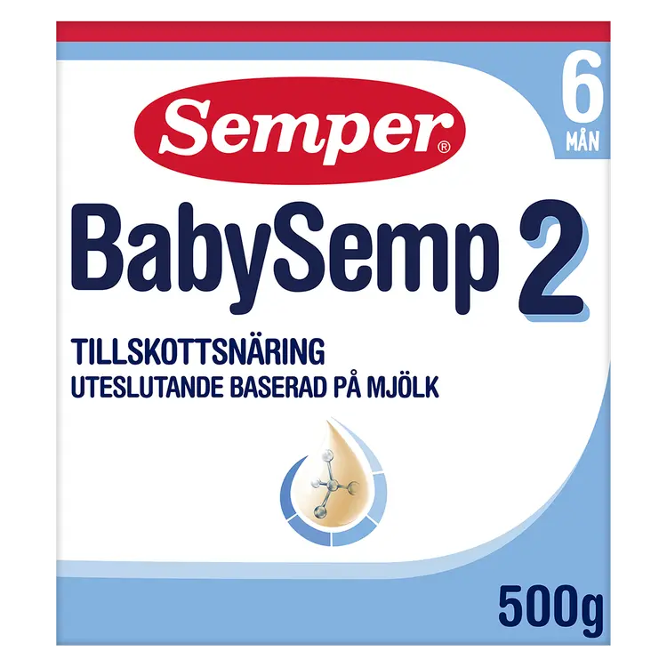 Semper BabySemp2 Maitopohjainen vieroitusvalmiste alkaen 6 kk, jauhe 500g