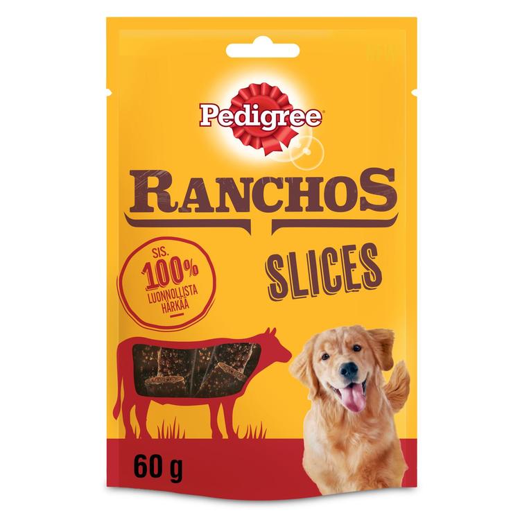 Pedigree Ranchos Slices Härkä (60 g)