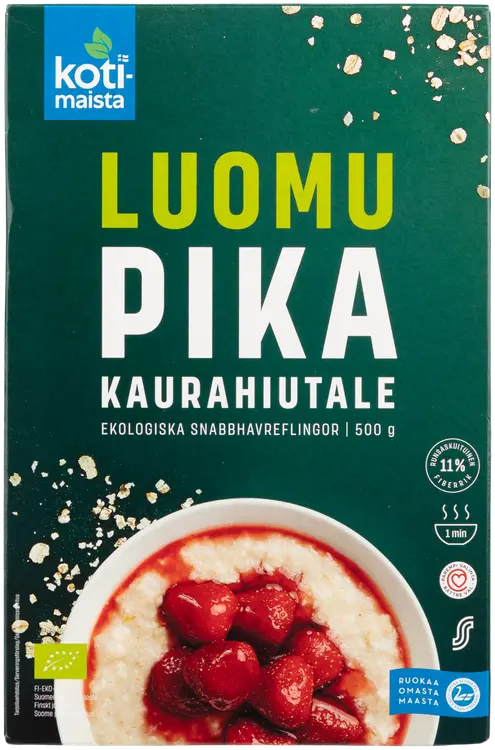 Kotimaista luomu pikakaurahiutale 500 g