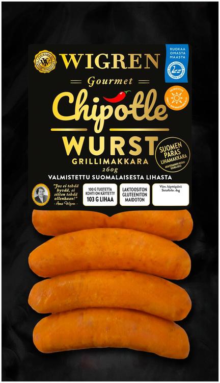 Wigren Chipotlewurst Grillimakkara 260g