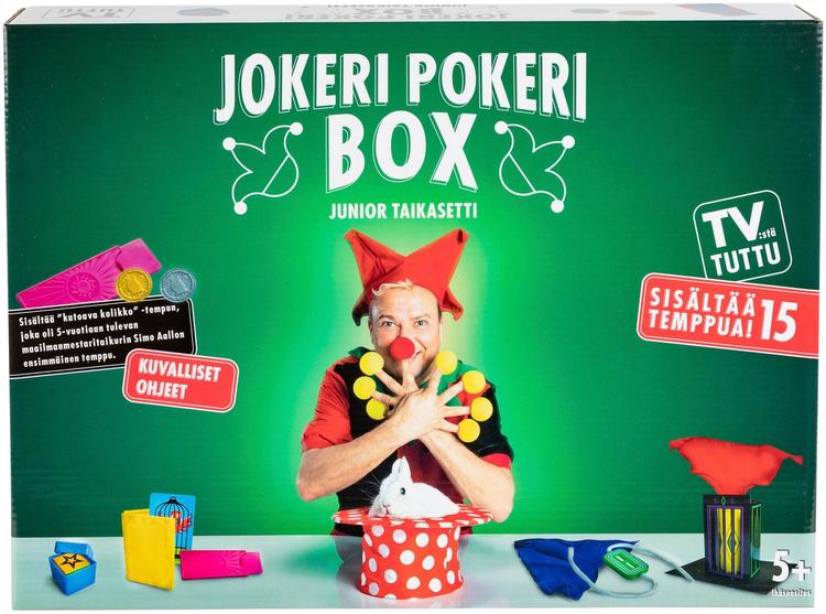 Jokeri Pokeri Box Junior taikasetti 15 temppua
