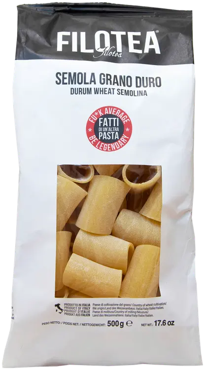Paccheri durumvehnä semolina-pasta 500g