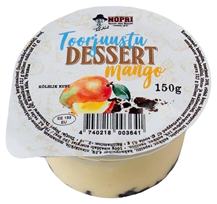 Toorjuustu dessert Mango 150g