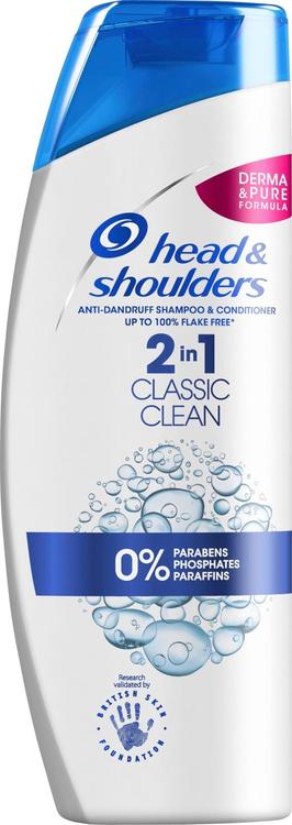 head&shoulders 450ml Classic Clean 2in1 shampoo