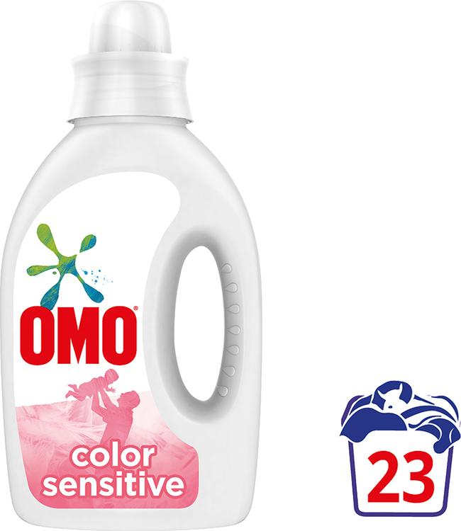 Omo Color Sensitive Nestemäinen pyykinpesuaine Hajusteeton 920 ml 23 pesua