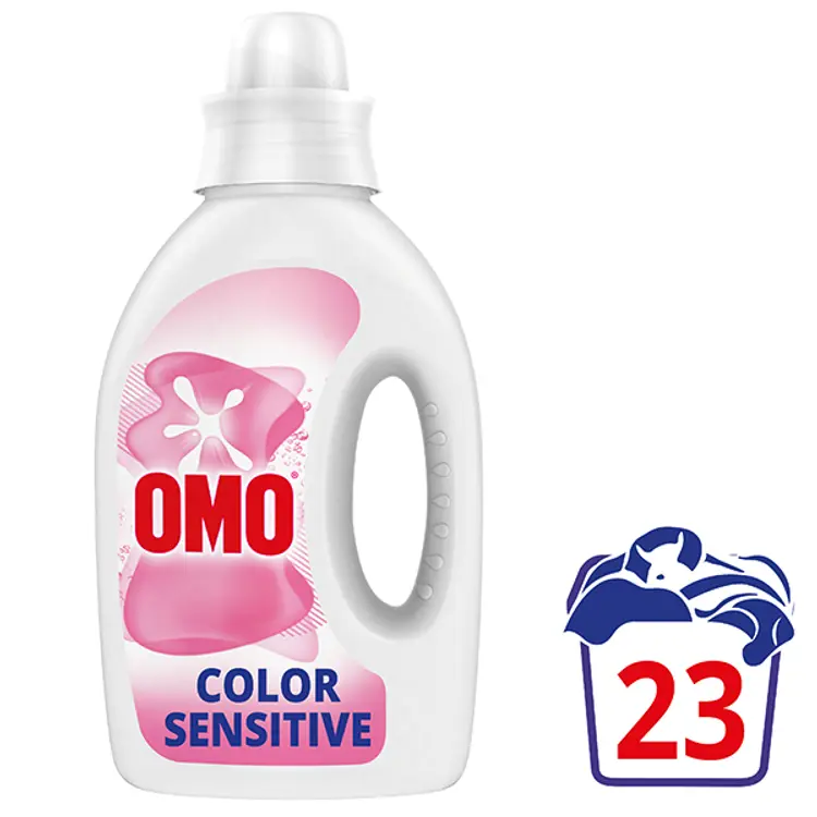 Omo Color Sensitive Nestemäinen pyykinpesuaine Hajusteeton 920 ml 23 pesua