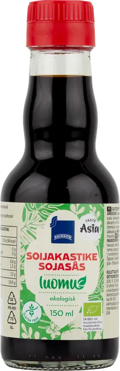 Rainbow 150ml soijakastike luomu