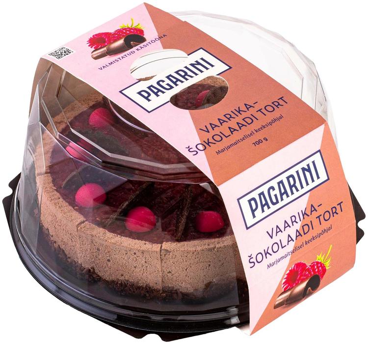 Pagarini Vaarika-shokolaadi tort 700 g