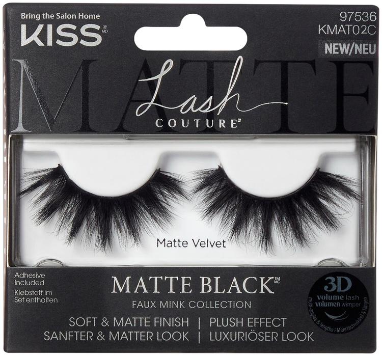 Kiss Lash Faux Mink 3D Matte Collection 02 1pari