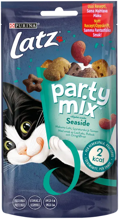 Latz 60g Party Mix snacks Seaside Mix Lohen, Seitin & Taimenen makuinen