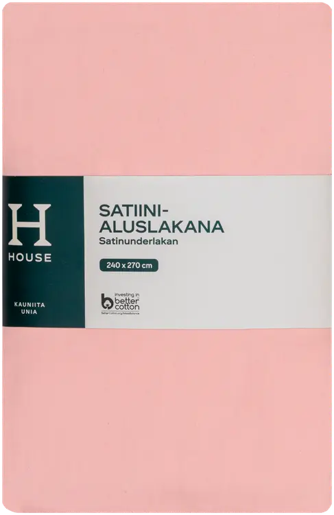 House satiinialuslakana 240x270 cm