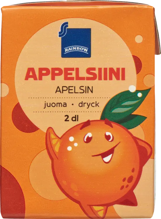 Rainbow appelsiinijuoma 2dl