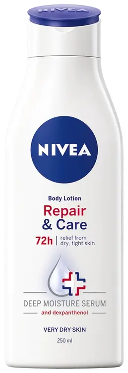 NIVEA 250ml Repair & Care Body Lotion -vartalovoide