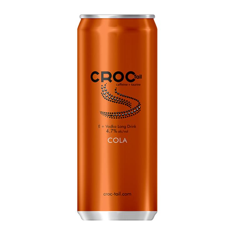 Croc Tail 330ml Kola E + Vodka Long Drink 4,7% Alkoholijuoma cocktail