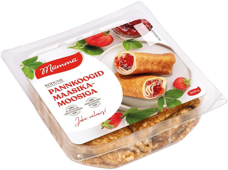 Pannkoogid maasikamoosiga 200 g