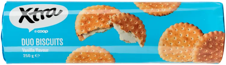 Xtra vaniljatäytekeksi 250 g