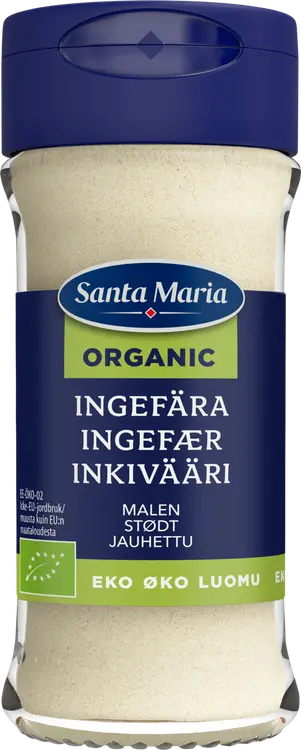 Santa Maria Inkivääri jauhettu Luomu, purkki 26g