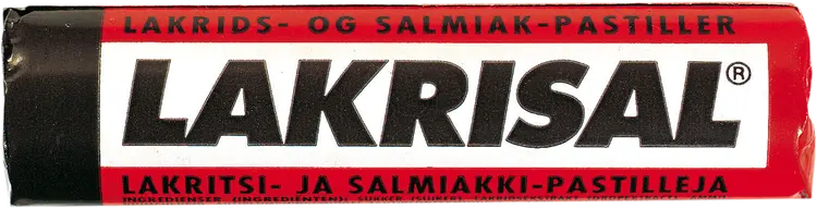 Cloetta Lakrisal Lakritsi-salmiakki pastilli 25g