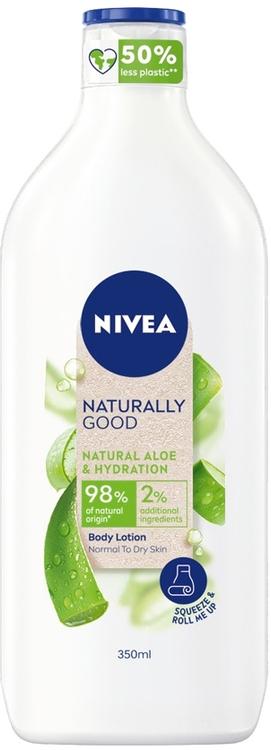 NIVEA 350ml Naturally Good Aloe Vera Body Lotion -vartaloemulsio