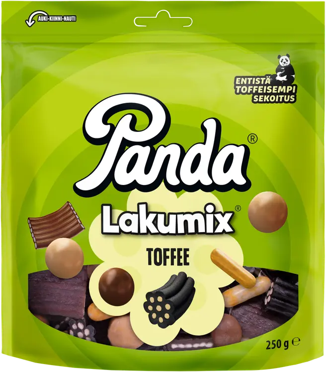 Panda LakuMix toffee lakritsisekoitus 250g
