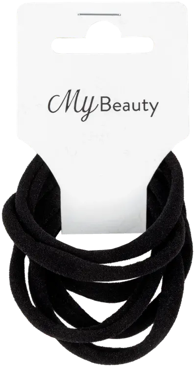 MY BEAUTY supersoft hiuslenkki 6kpl musta