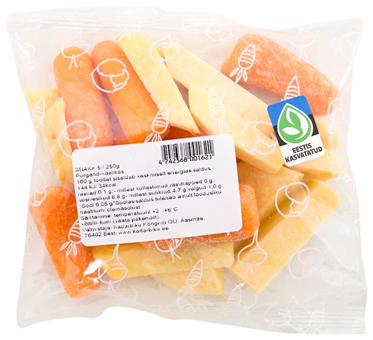 Snäkk 5 porgand ja kaalikas 250g