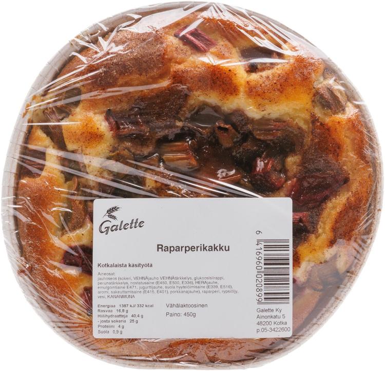 Raparperikakku 450g Galette