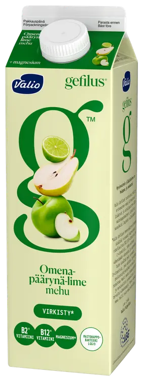 Valio Gefilus® mehu 1 l omena-päärynä-lime+magnesium