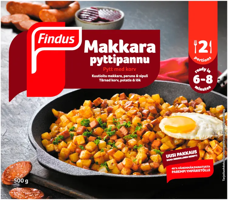 Findus Makkarapyttipannu 500g