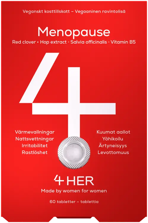 4Her Menopause ravintolisä 60 kpl 42 g