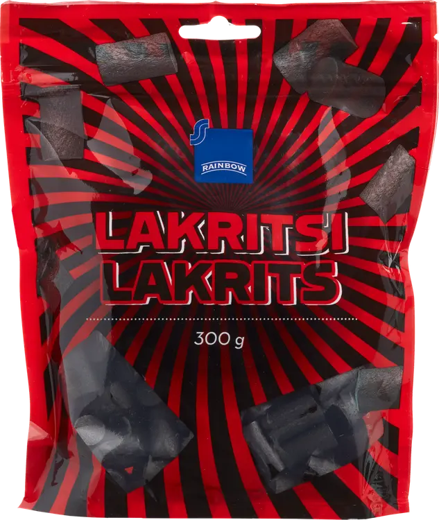 Rainbow lakritsi 300g