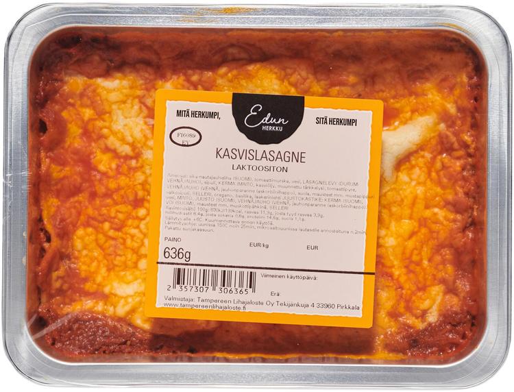 Lihajaloste/Edun Herkku Kasvislasagne 500g