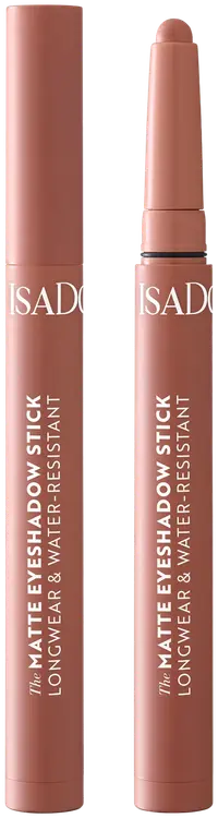 Isadora The Matte Eyeshadow Stick Longwear & Water-Resistant luomiväripuikko 61 Apricot Blush 1,2 g