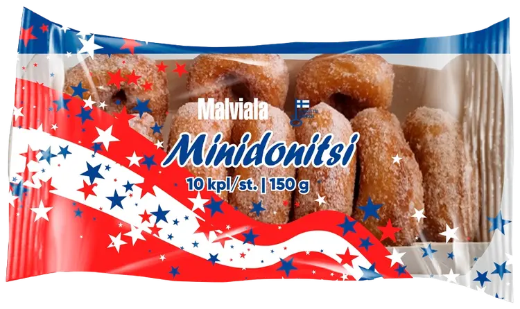 Malviala minidonitsi 10kpl 150g