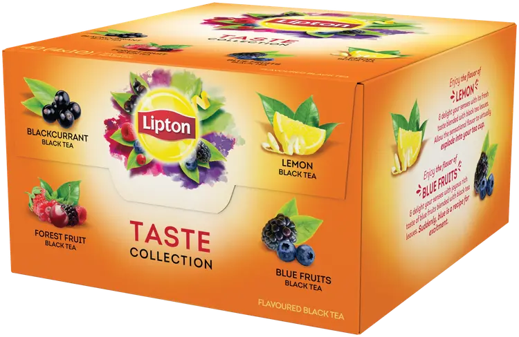 Lipton 40ps Taste Collection musta tee valikoimapakkaus