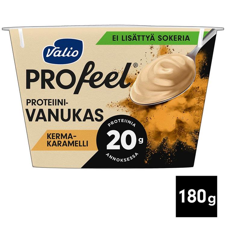 Valio PROfeel® proteiinivanukas 180 g kermakaramelli laktoositon