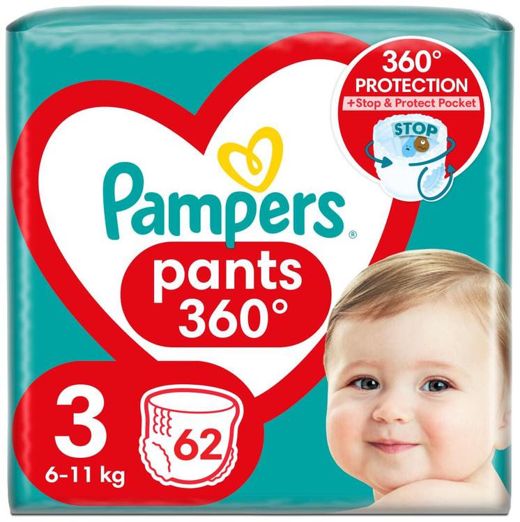 Püksmähkmed PAMPERS JP S3 62tk