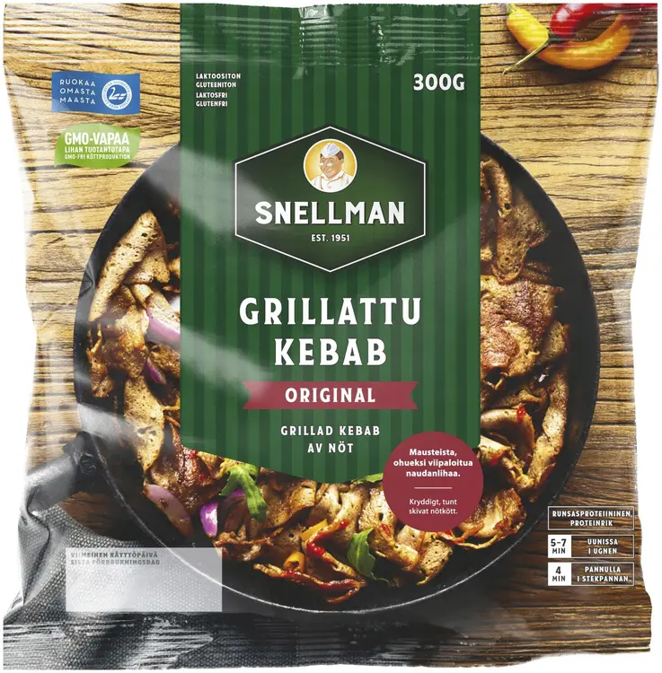 Snellman grillattu kebab 300g
