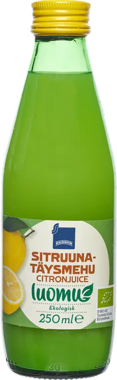 Rainbow 250ml sitruunatäysmehu luomu