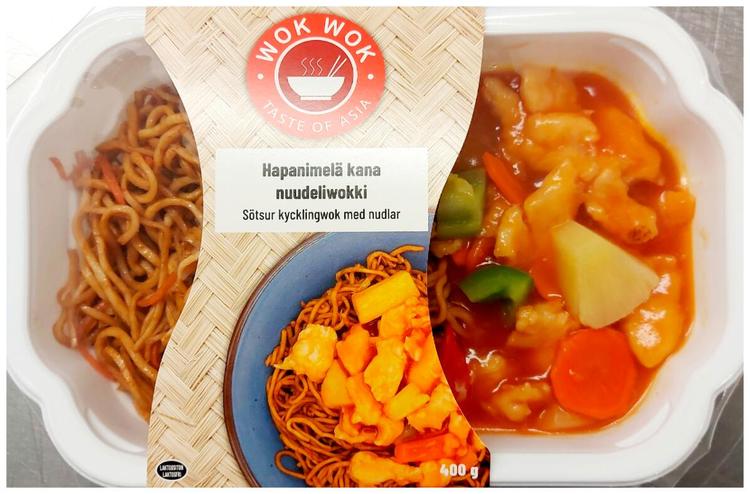Wok Wok Hapanimelä kana nuudeliwokki 400g