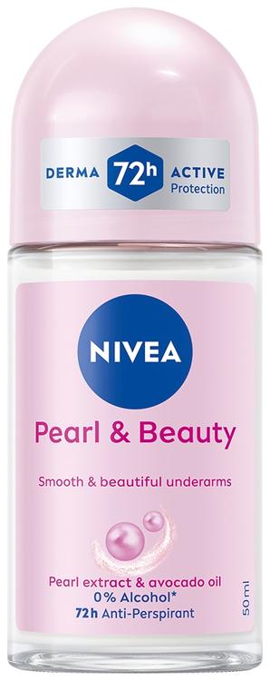 NIVEA 50ml Pearl & Beauty Deo Roll-on -antiperspirantti